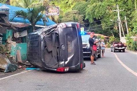7 injured in an early morning accident in Busay, Cebu .